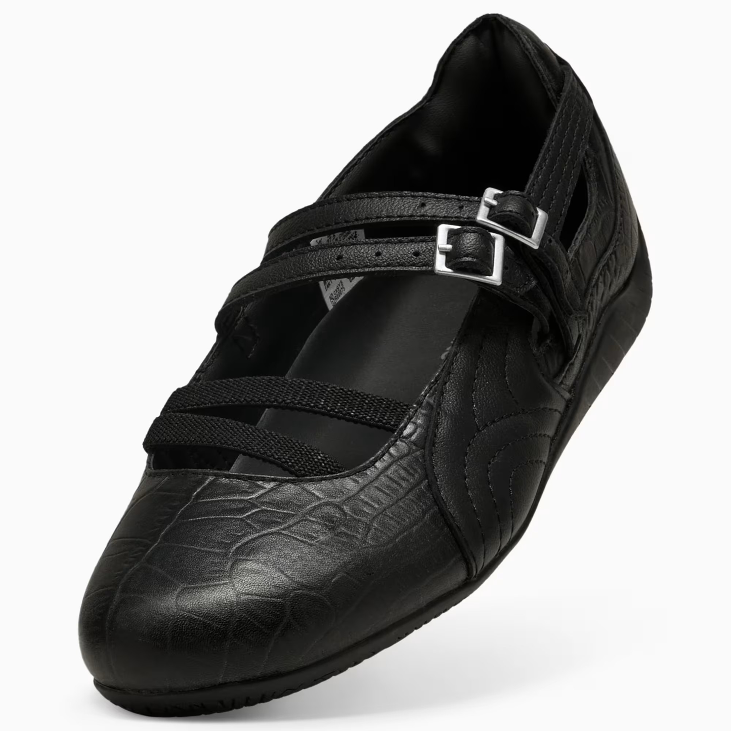 Supercat Ballet Croc Print Sneakers Women Black Cool Dark Gray