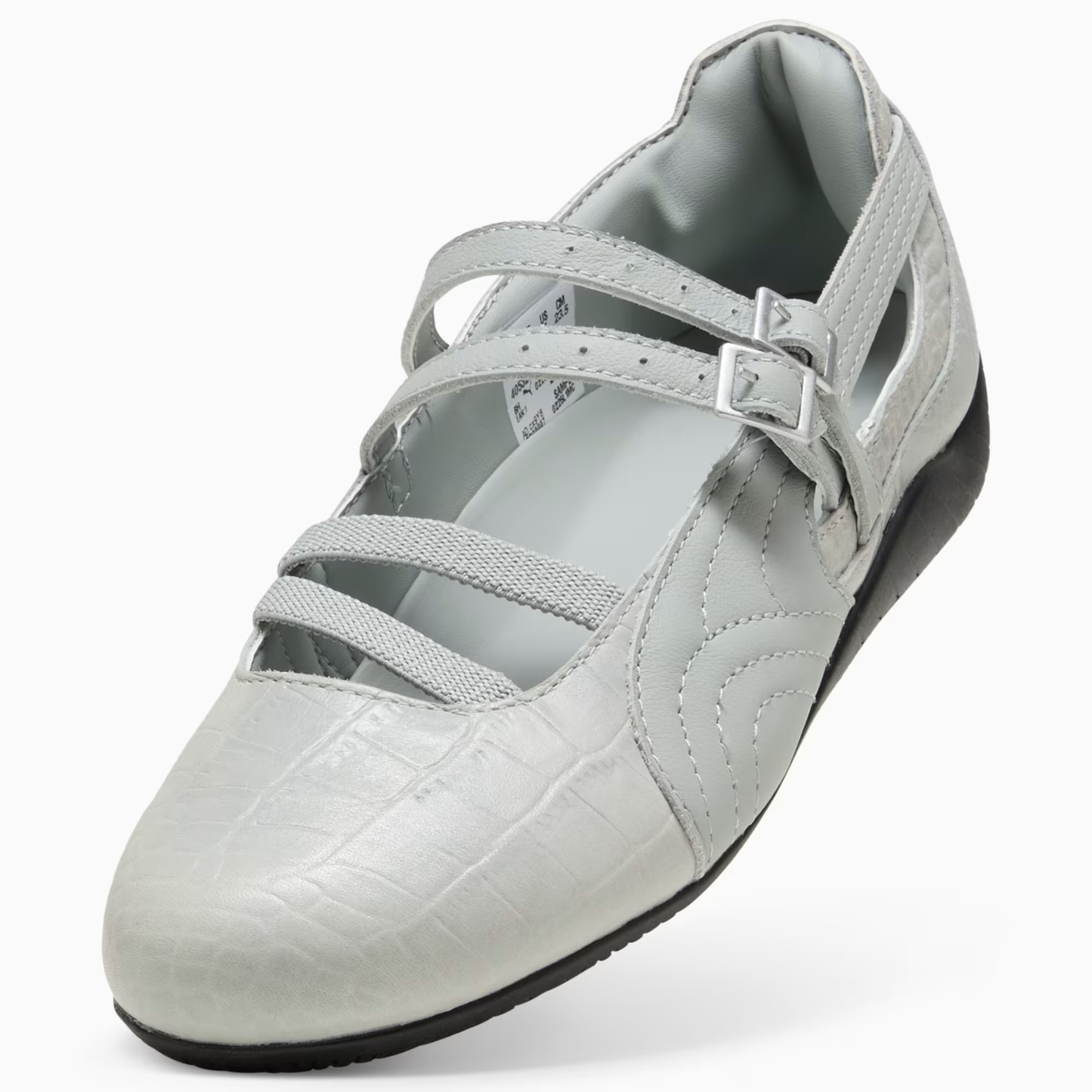 Supercat Ballet Croc Print Sneakers Women White Vapor Gray