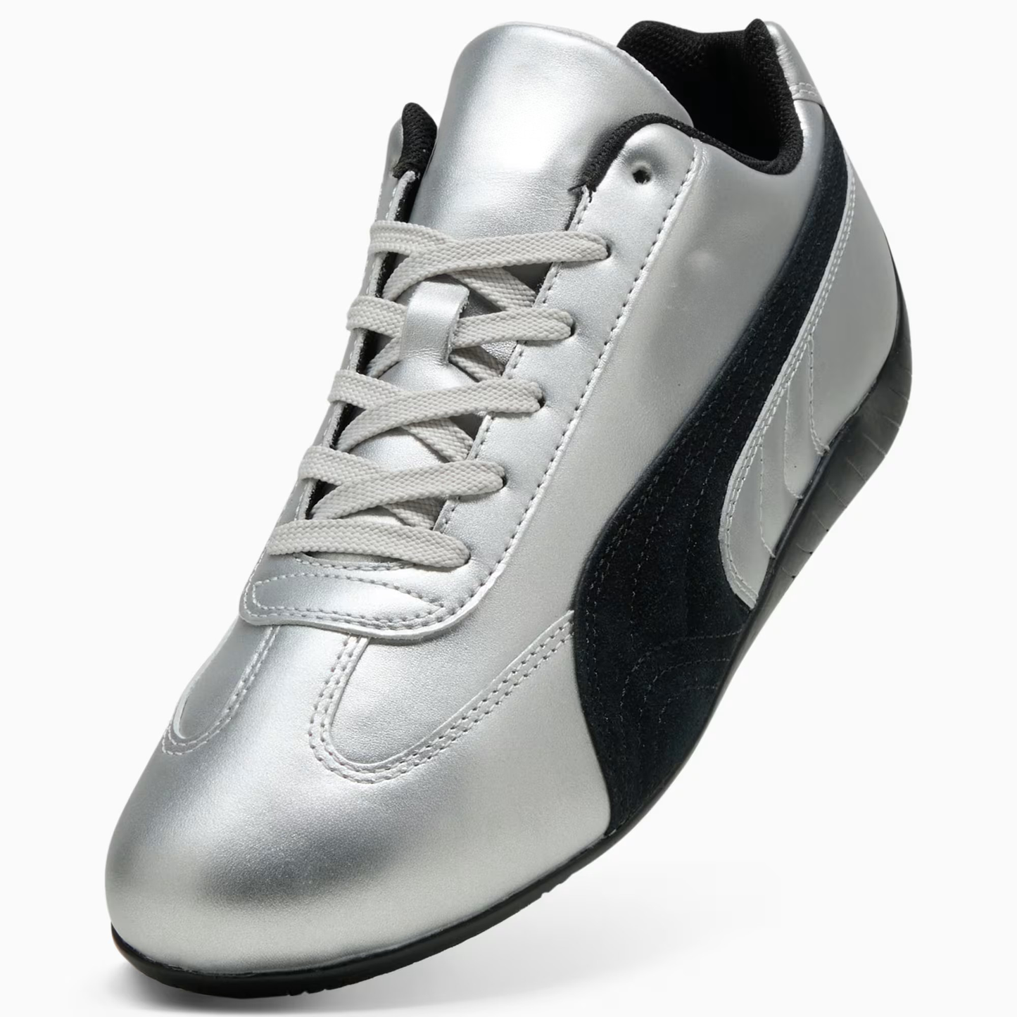 Supercat Metallic Sneakers Unisex Silver Black