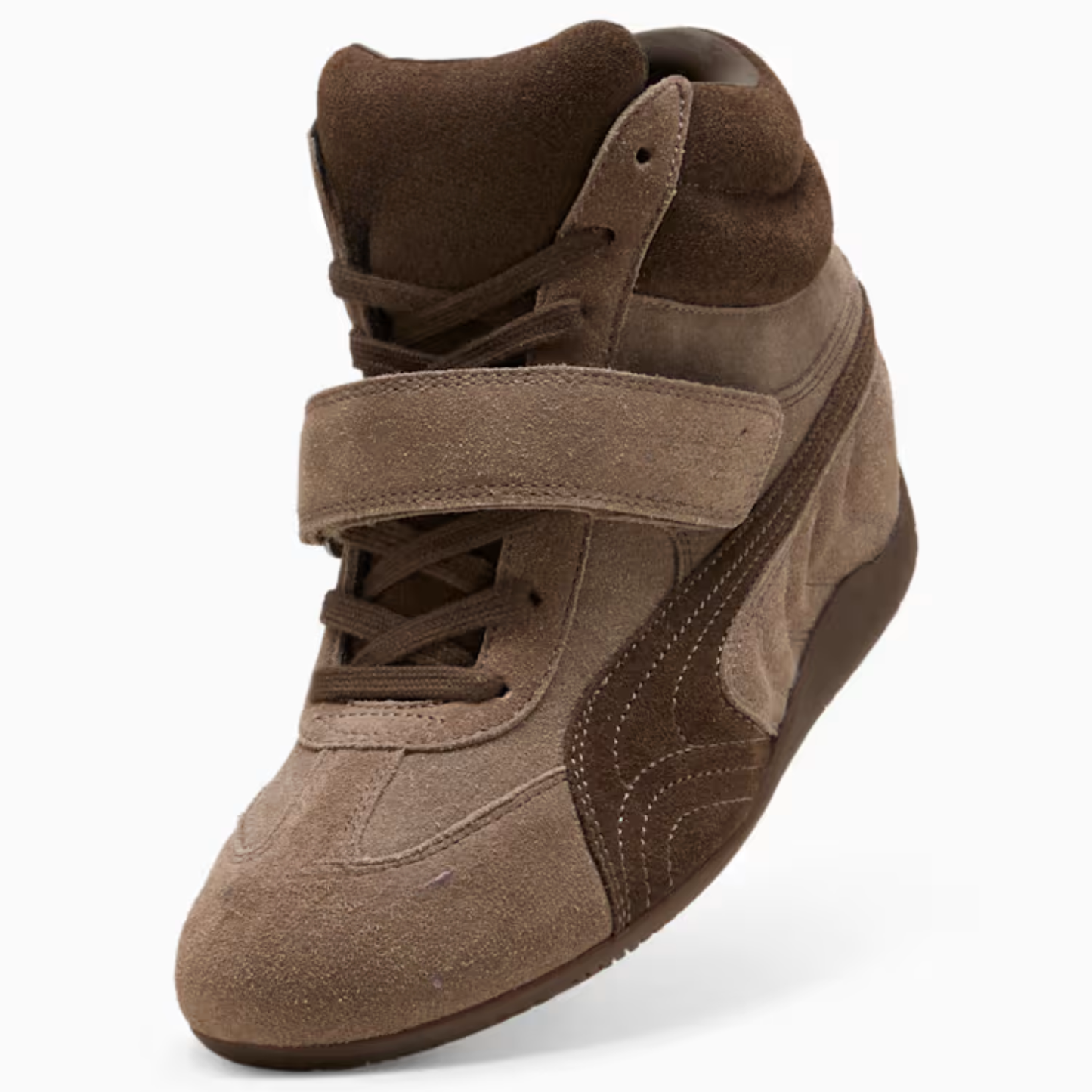 Supercat Wedge Sneakers Women Totally Taupe Chocolate