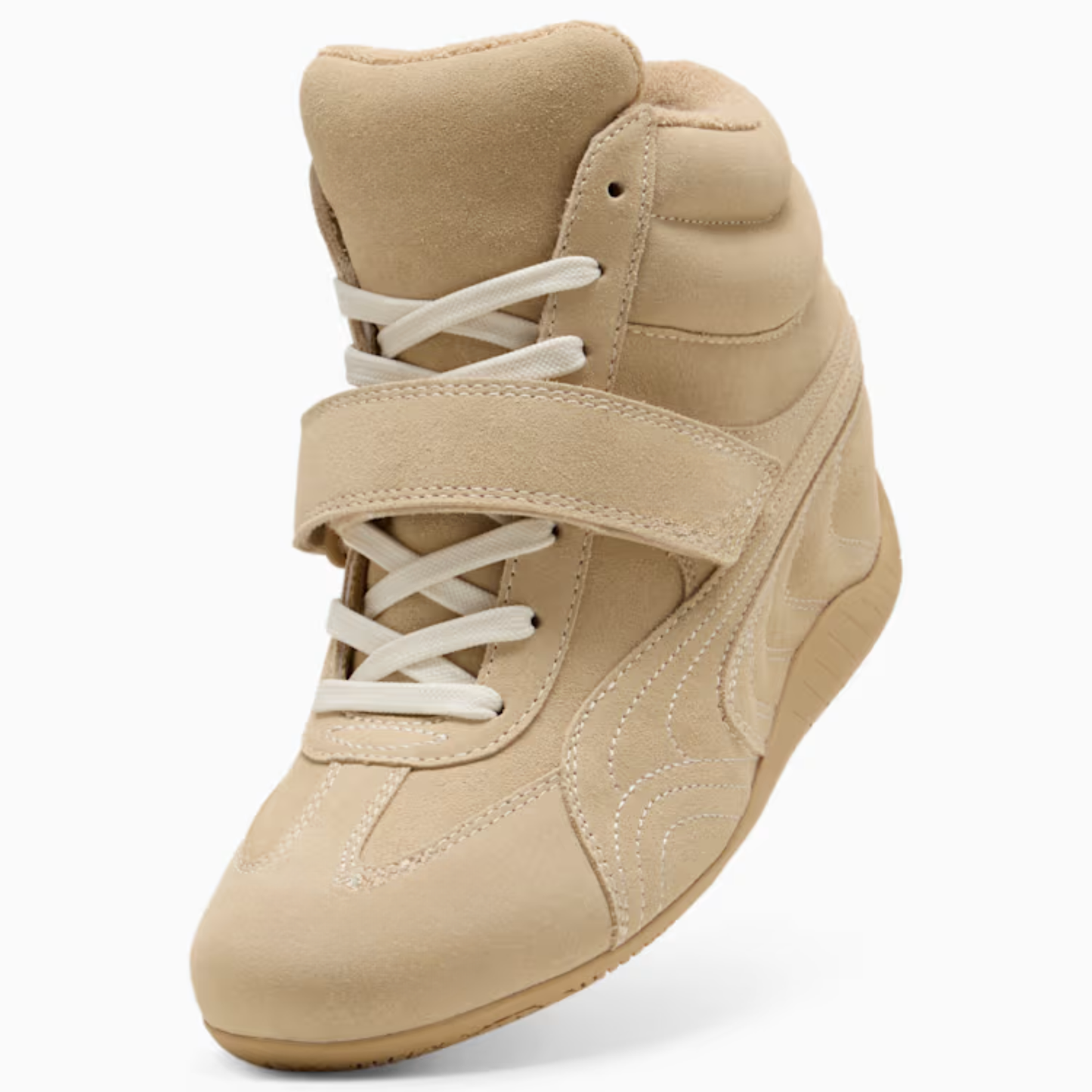 Supercat Wedge Tonal Sneakers Women Sand Dune Alpine Snow