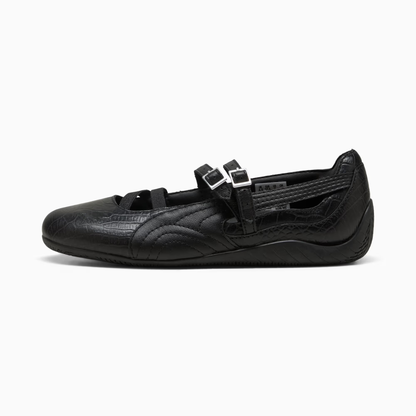 Supercat Ballet Croc Print Sneakers Women Black Cool Dark Gray
