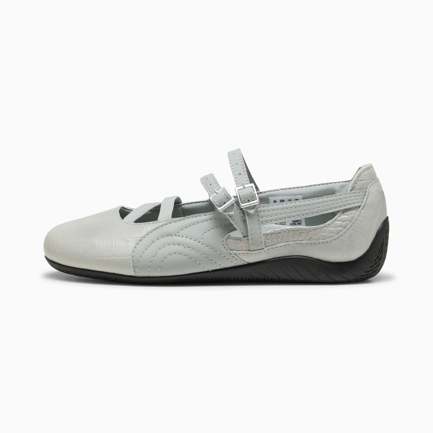 Supercat Ballet Croc Print Sneakers Women White Vapor Gray