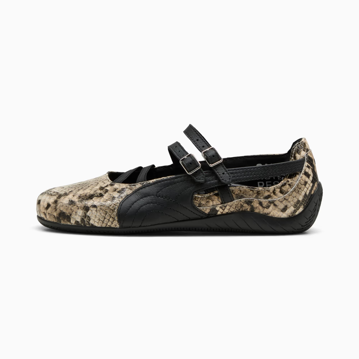 Supercat Ballet Snake Print Sneakers Women Black Vapor Gray