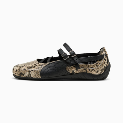 Supercat Ballet Snake Print Sneakers Women Black Vapor Gray
