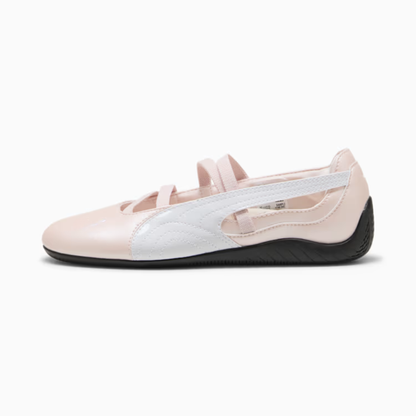 Supercat Ballet Metallic Shoes Women Jasmine Flower Black
