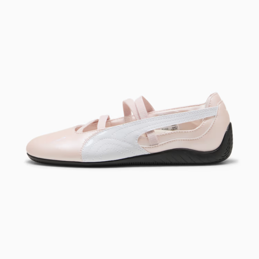 Supercat Ballet Metallic Shoes Women Jasmine Flower Black