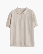 Signature Zip-Up Polo