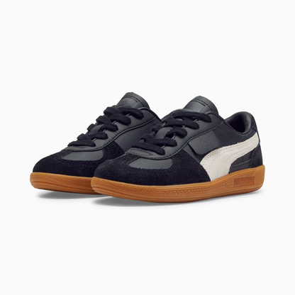 Palermo Leather Sneakers Kids Black Feather Gray Gum
