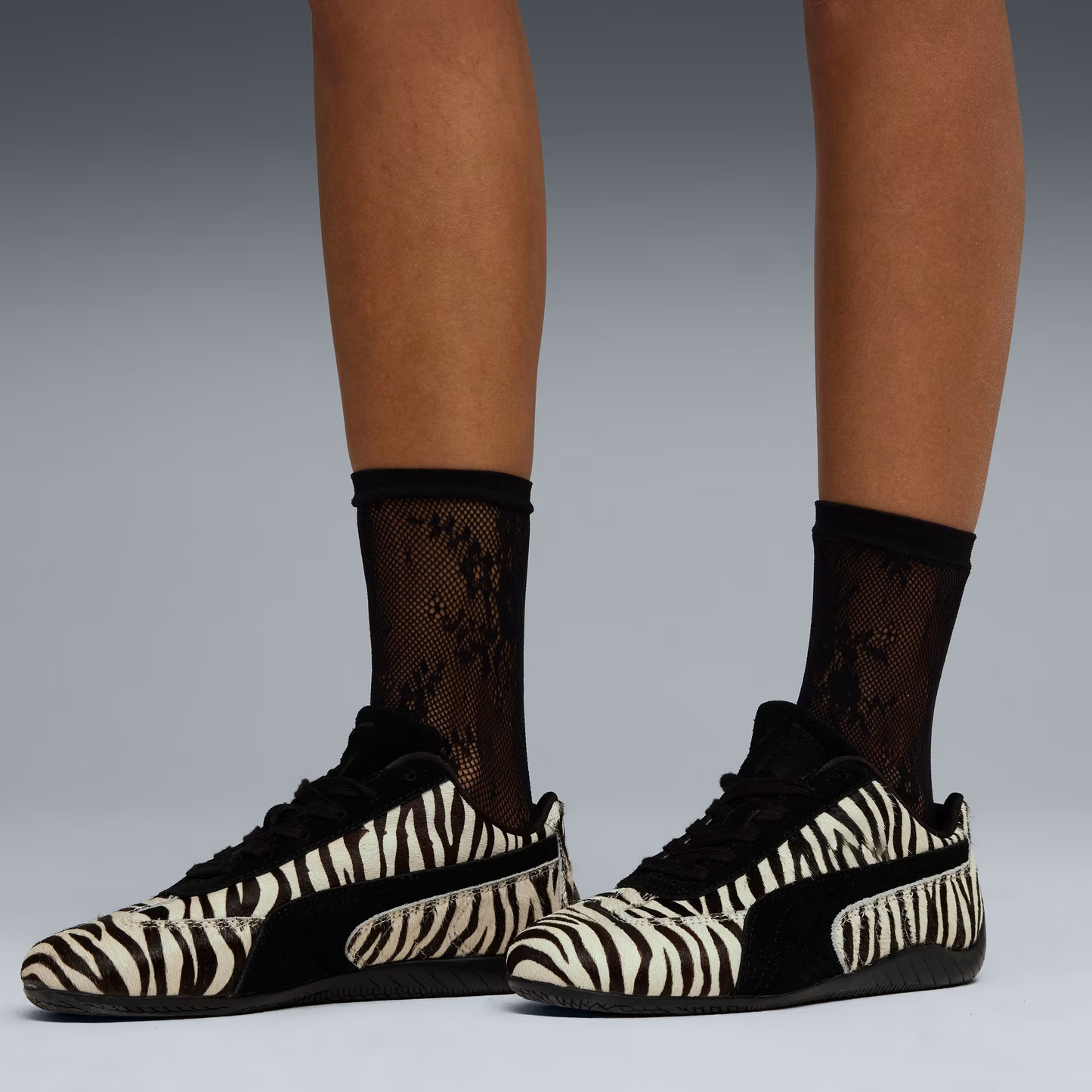 Supercat Zebra Sneakers Women Warm White Black