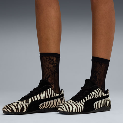 Supercat Zebra Sneakers Women Warm White Black