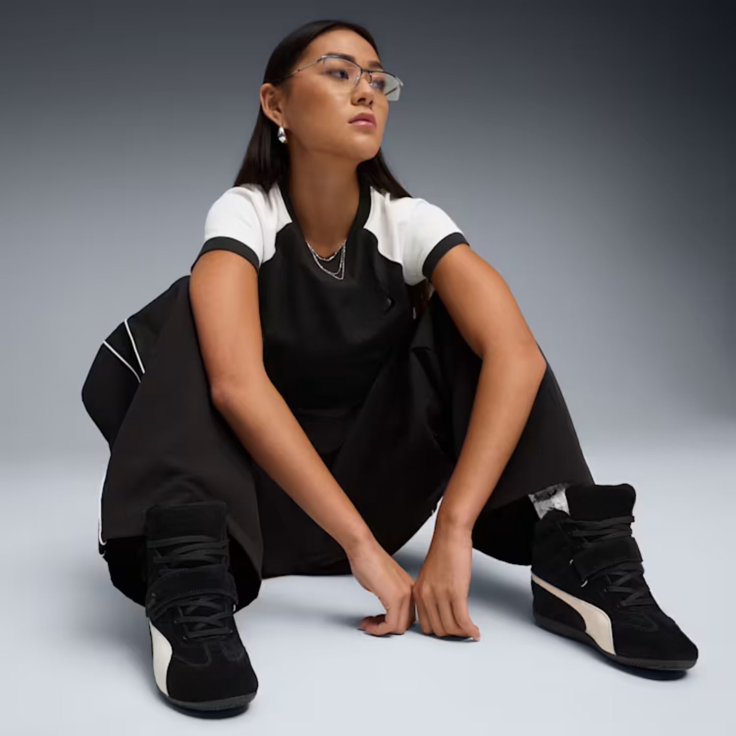 Supercat Wedge OG Sneakers Women Black White