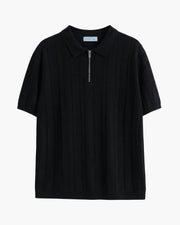 Signature Zip-Up Polo