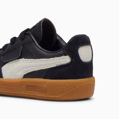 Palermo Leather Sneakers Toddler Black Feather Gray Gum