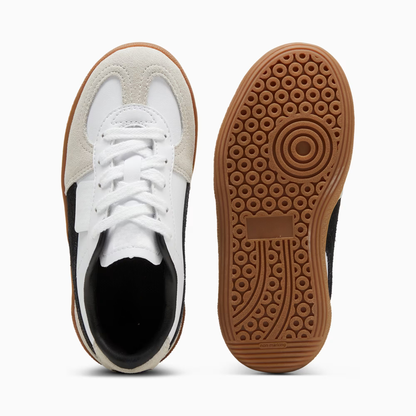 Palermo Leather Sneakers Kids White Vapor Gray Gum
