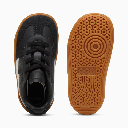 Palermo Leather Sneakers Toddler Black Feather Gray Gum