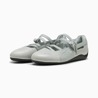 Supercat Ballet Croc Print Sneakers Women White Vapor Gray
