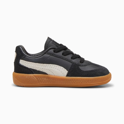 Palermo Leather Sneakers Toddler Black Feather Gray Gum