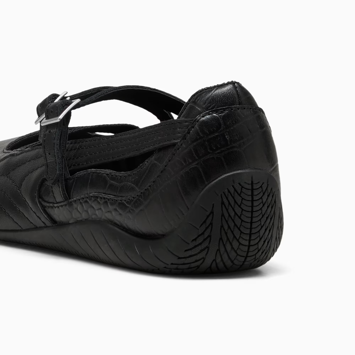 Supercat Ballet Croc Print Sneakers Women Black Cool Dark Gray