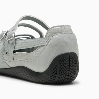 Supercat Ballet Croc Print Sneakers Women White Vapor Gray