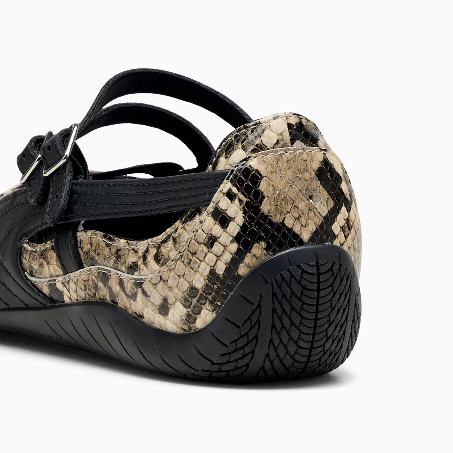 Supercat Ballet Snake Print Sneakers Women Black Vapor Gray
