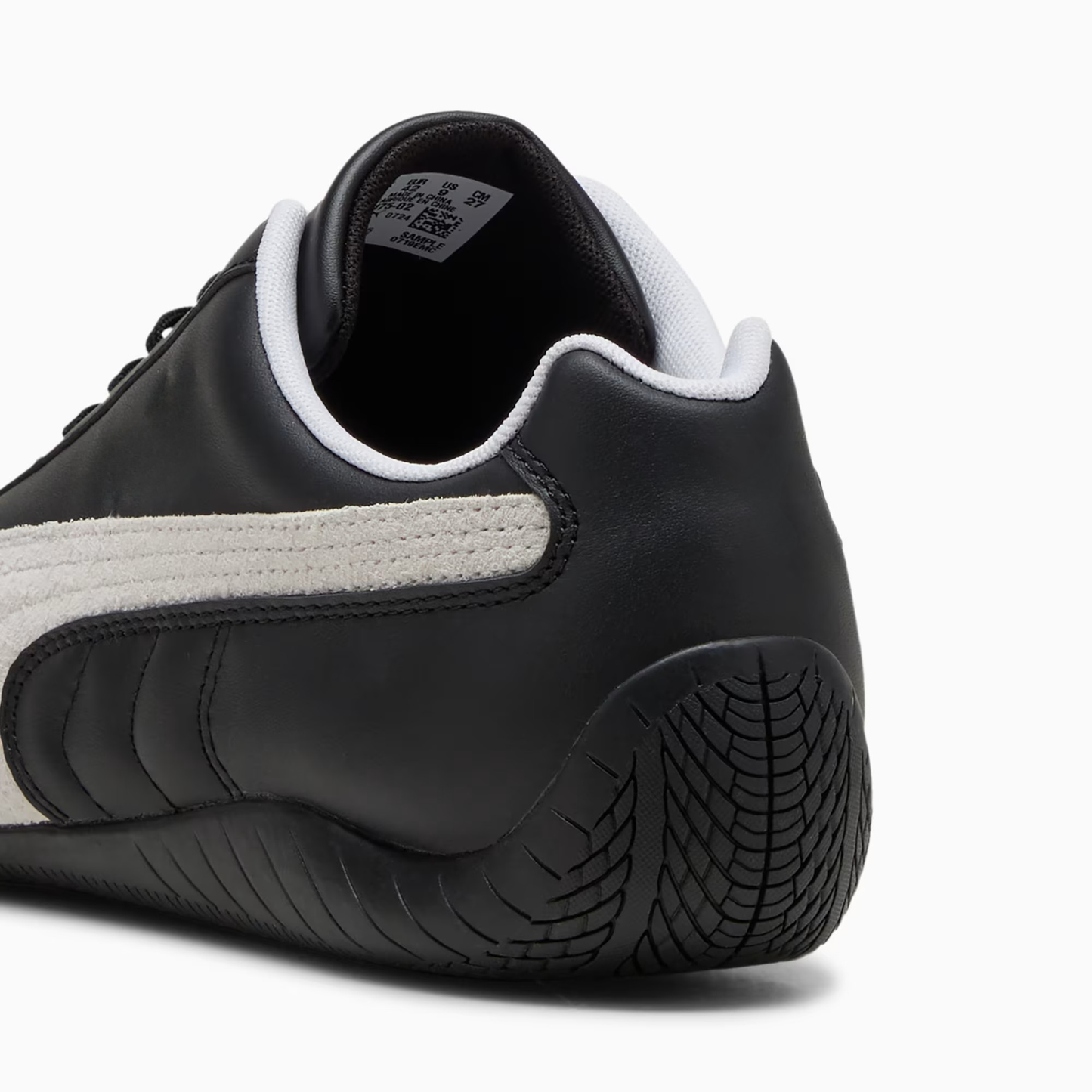 Supercat Leather Sneakers Unisex Black White