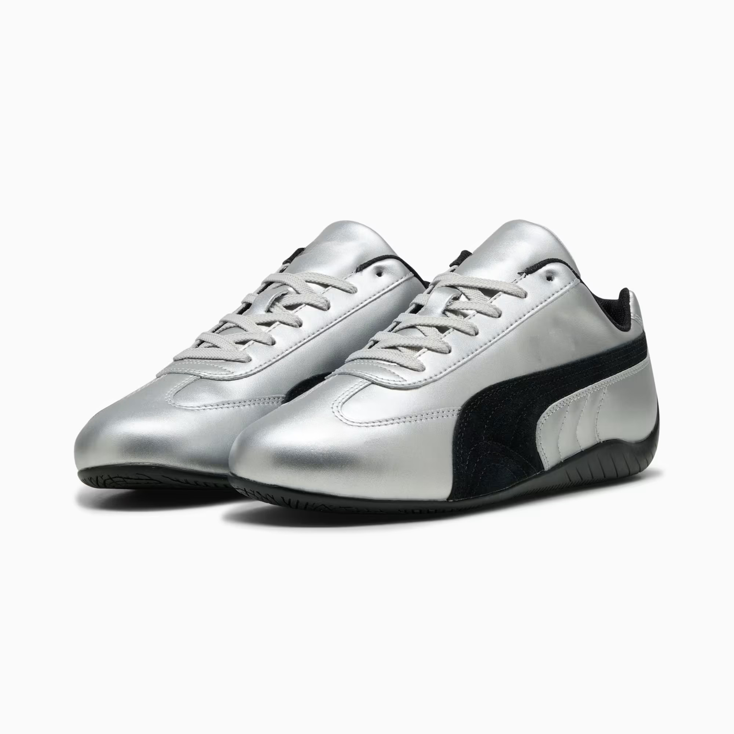 Supercat Metallic Sneakers Unisex Silver Black