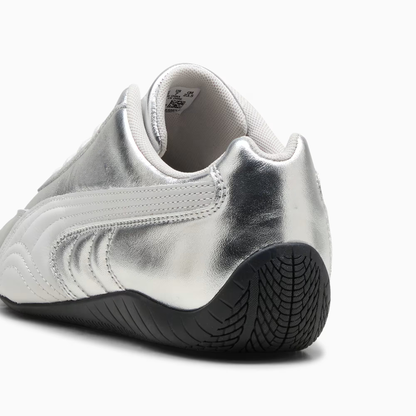 Supercat Silver Sneakers Women Feather Gray Black