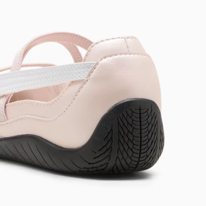 Supercat Ballet Metallic Shoes Women Jasmine Flower Black