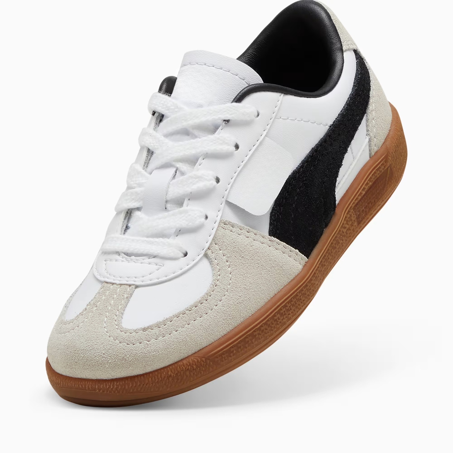 Palermo Leather Sneakers Kids White Vapor Gray Gum