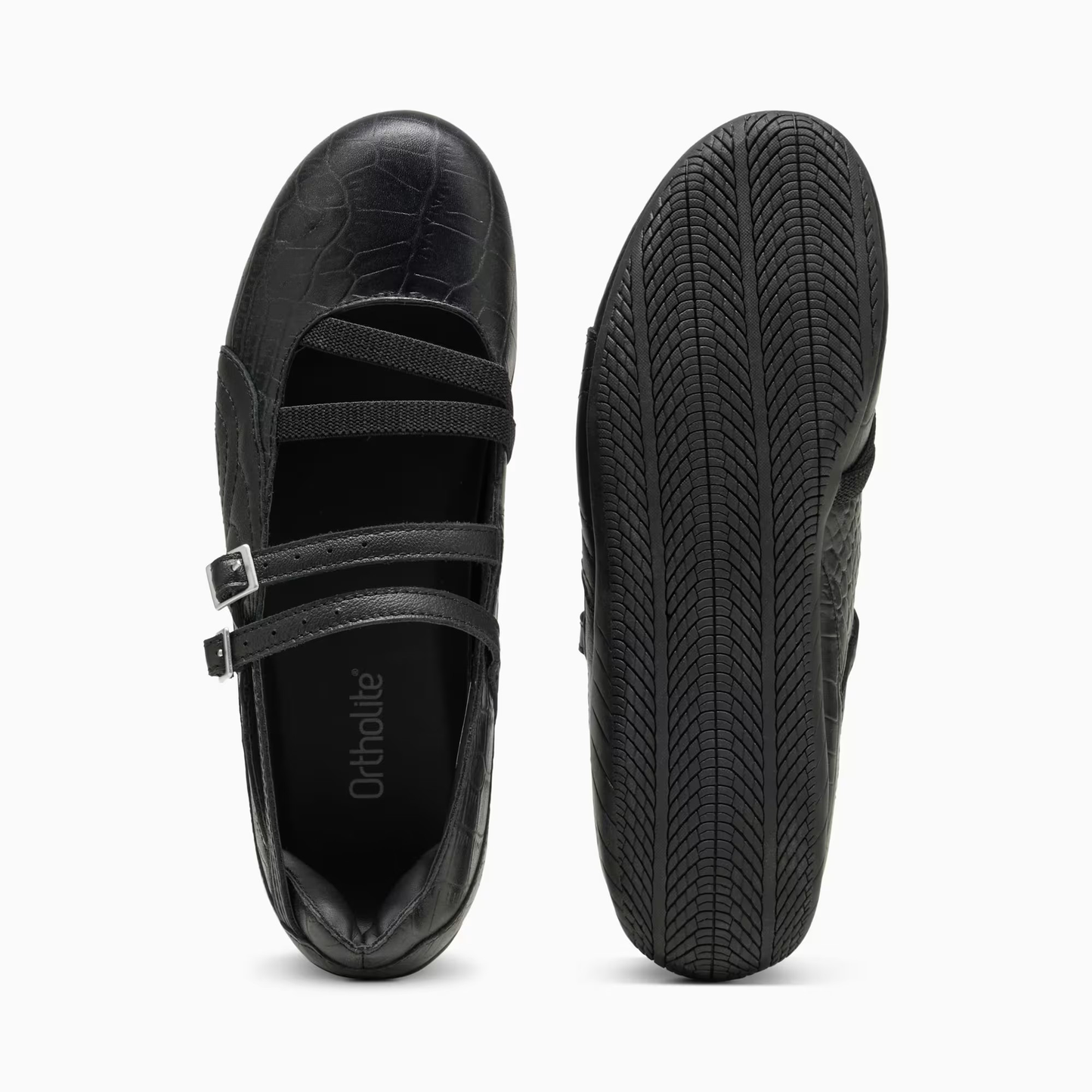 Supercat Ballet Croc Print Sneakers Women Black Cool Dark Gray