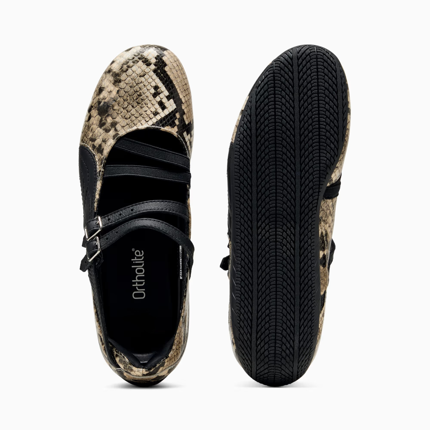 Supercat Ballet Snake Print Sneakers Women Black Vapor Gray