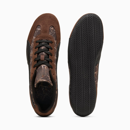 Supercat Camo Sneakers Unisex Espresso Brown Black