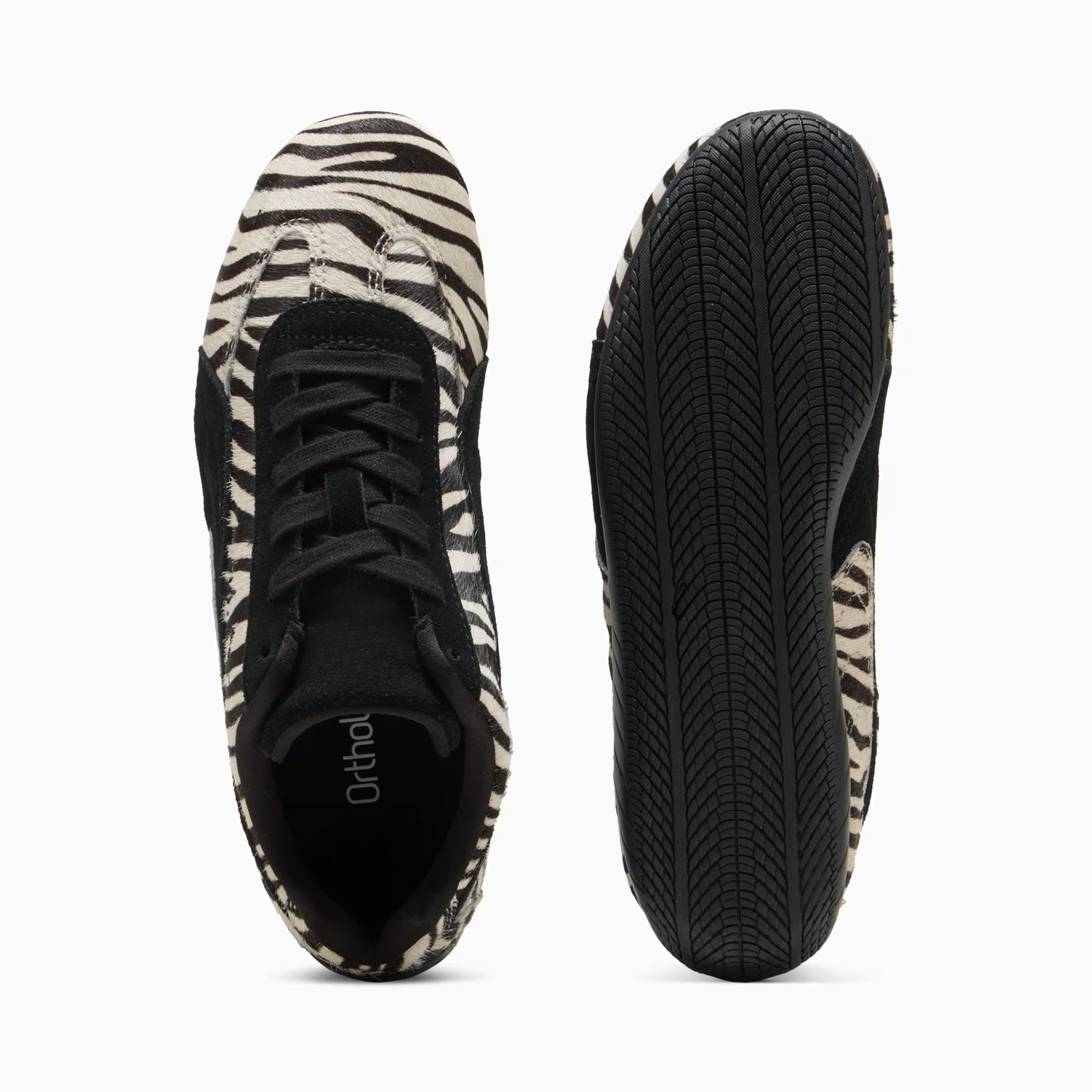 Supercat Zebra Sneakers Women Warm White Black