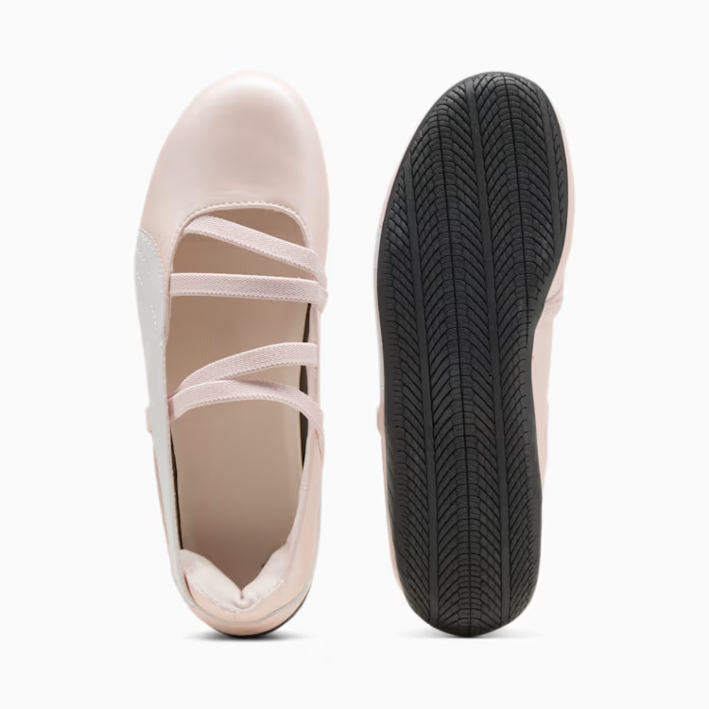 Supercat Ballet Metallic Shoes Women Jasmine Flower Black