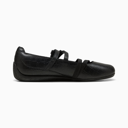 Supercat Ballet Croc Print Sneakers Women Black Cool Dark Gray