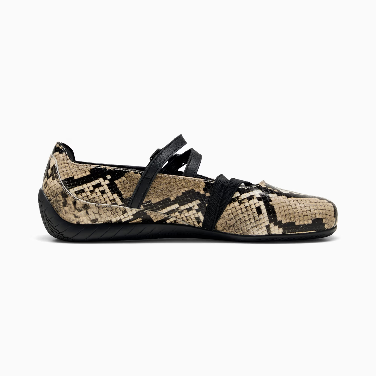 Supercat Ballet Snake Print Sneakers Women Black Vapor Gray