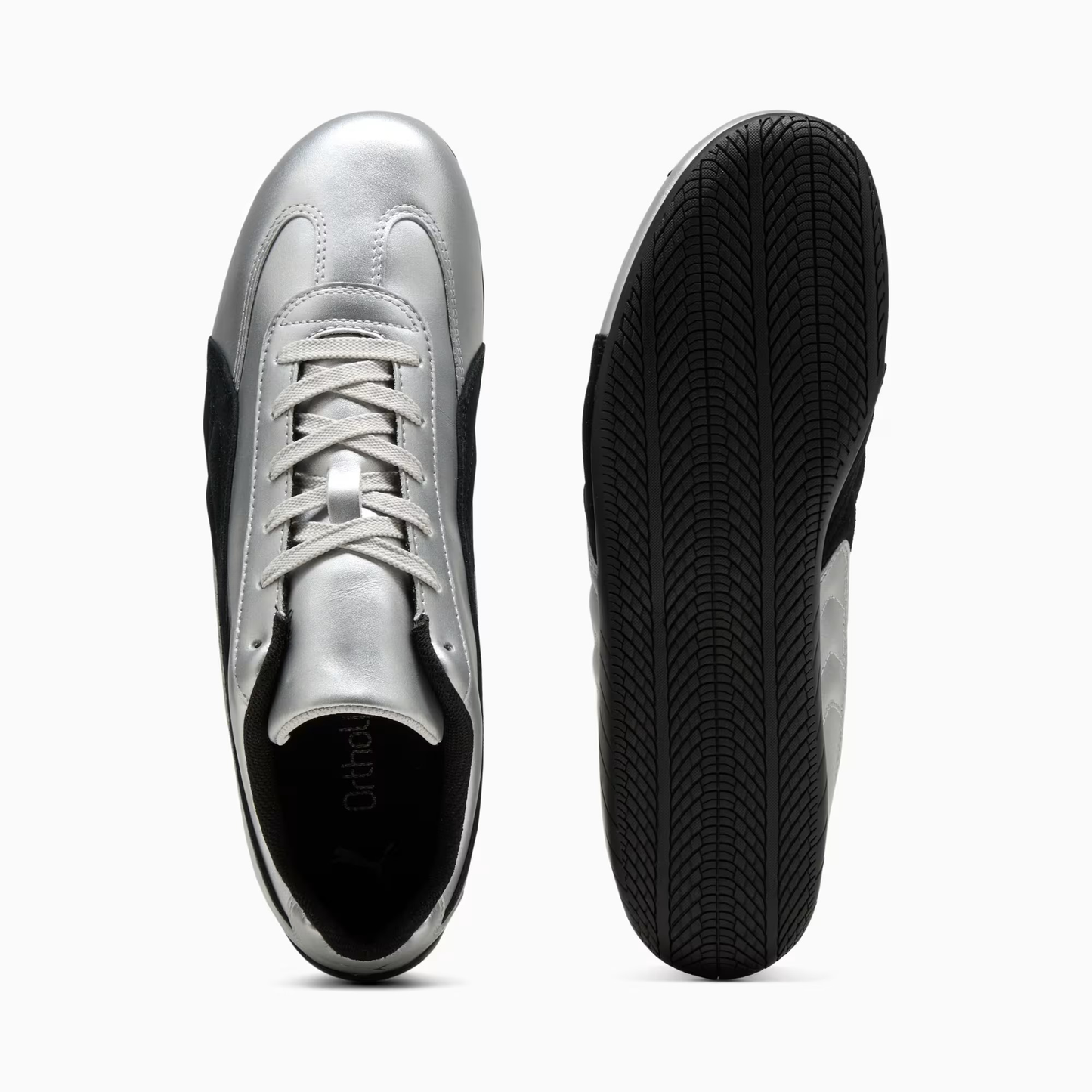 Supercat Metallic Sneakers Unisex Silver Black