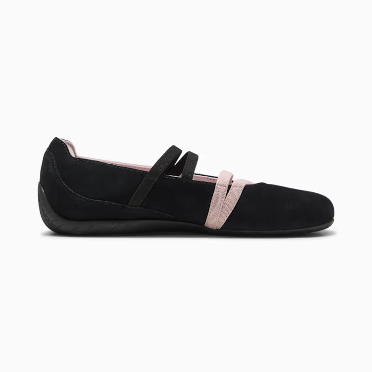 Supercat Suede Ballet Shoes Women Black Mauve Mist