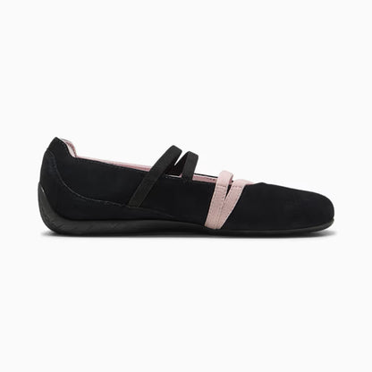 Supercat Suede Ballet Shoes Women Black Mauve Mist