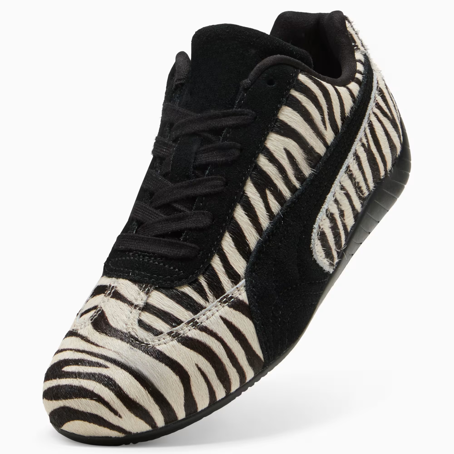 Supercat Zebra Sneakers Women Warm White Black