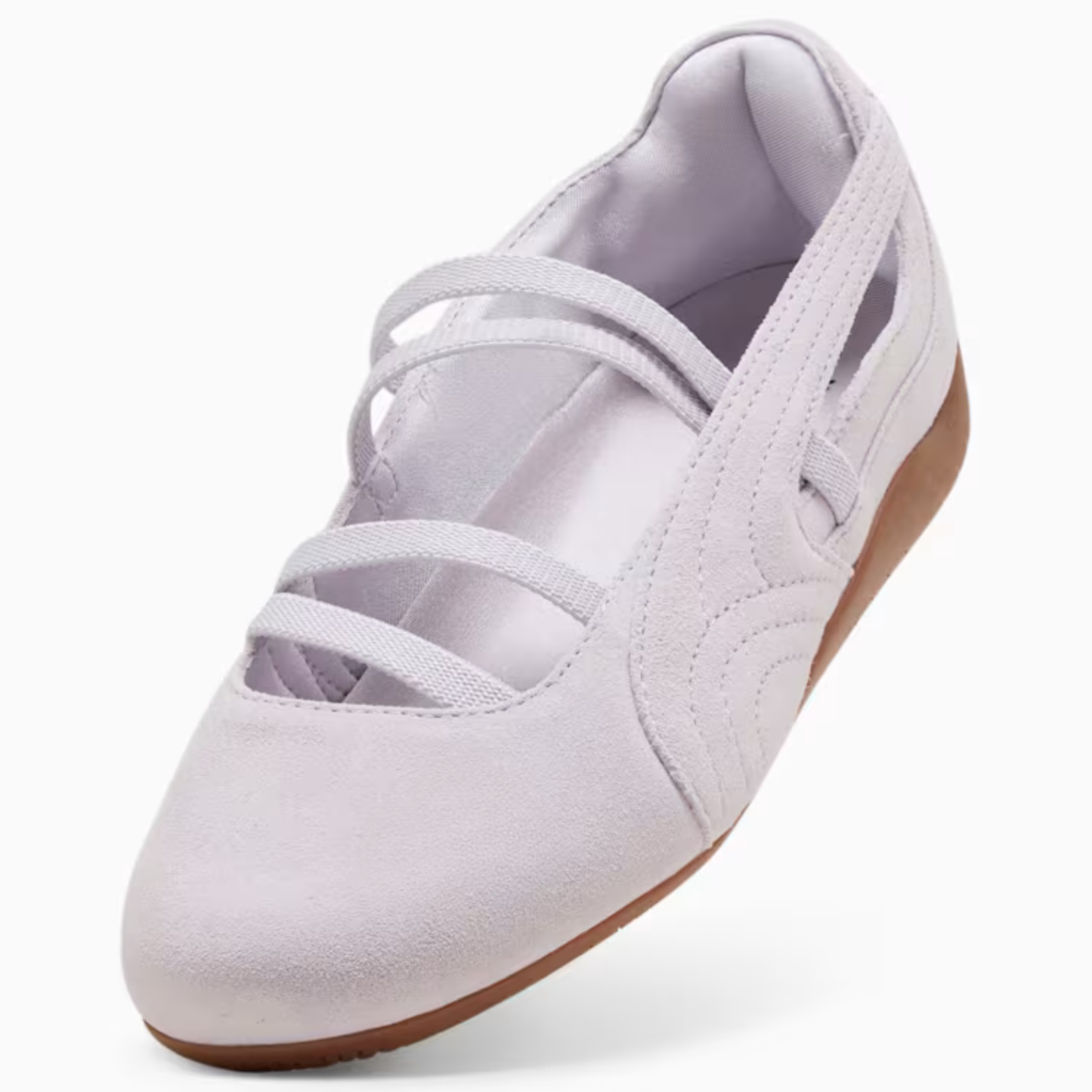 Supercat Suede Ballet Shoes Women Lavender Pop Gum