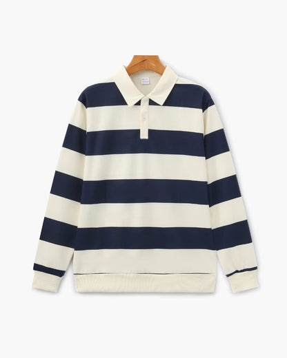 Vintage Stripe Rugby Polo