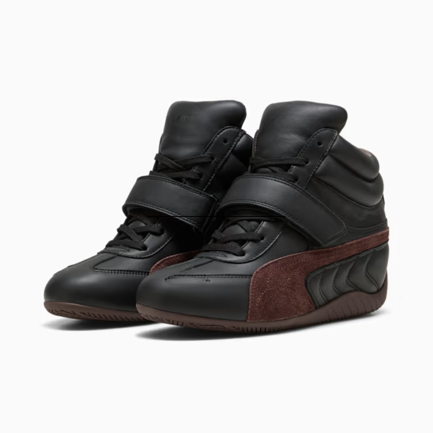 Supercat Wedge Sneakers Women  Black Chocolate Brown