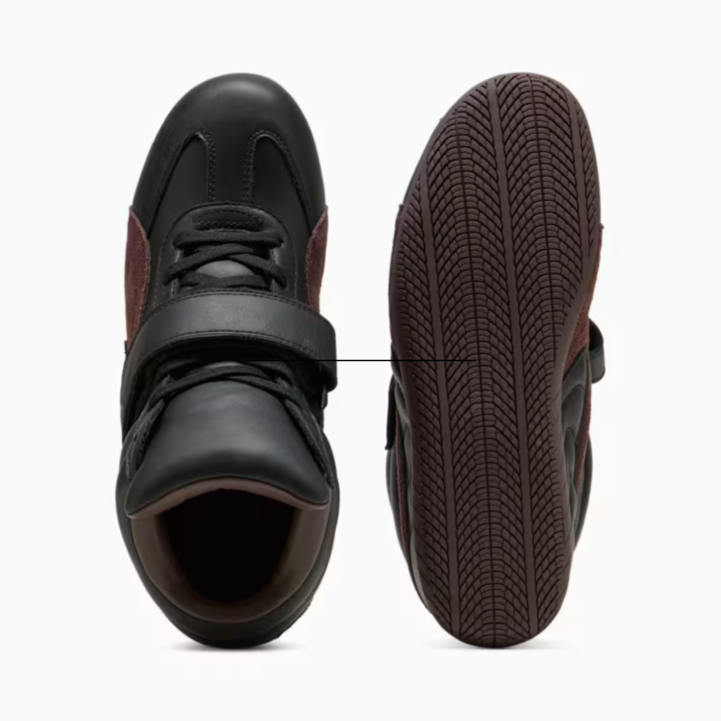 Supercat Wedge Sneakers Women  Black Chocolate Brown