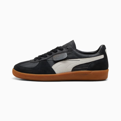 Palermo Leather Sneakers Unisex Black Feather Gray Gum