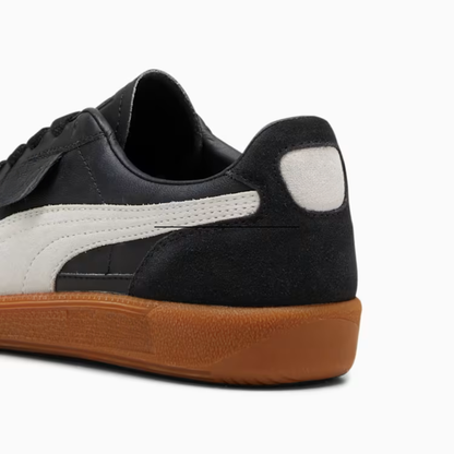 Palermo Leather Sneakers Unisex Black Feather Gray Gum