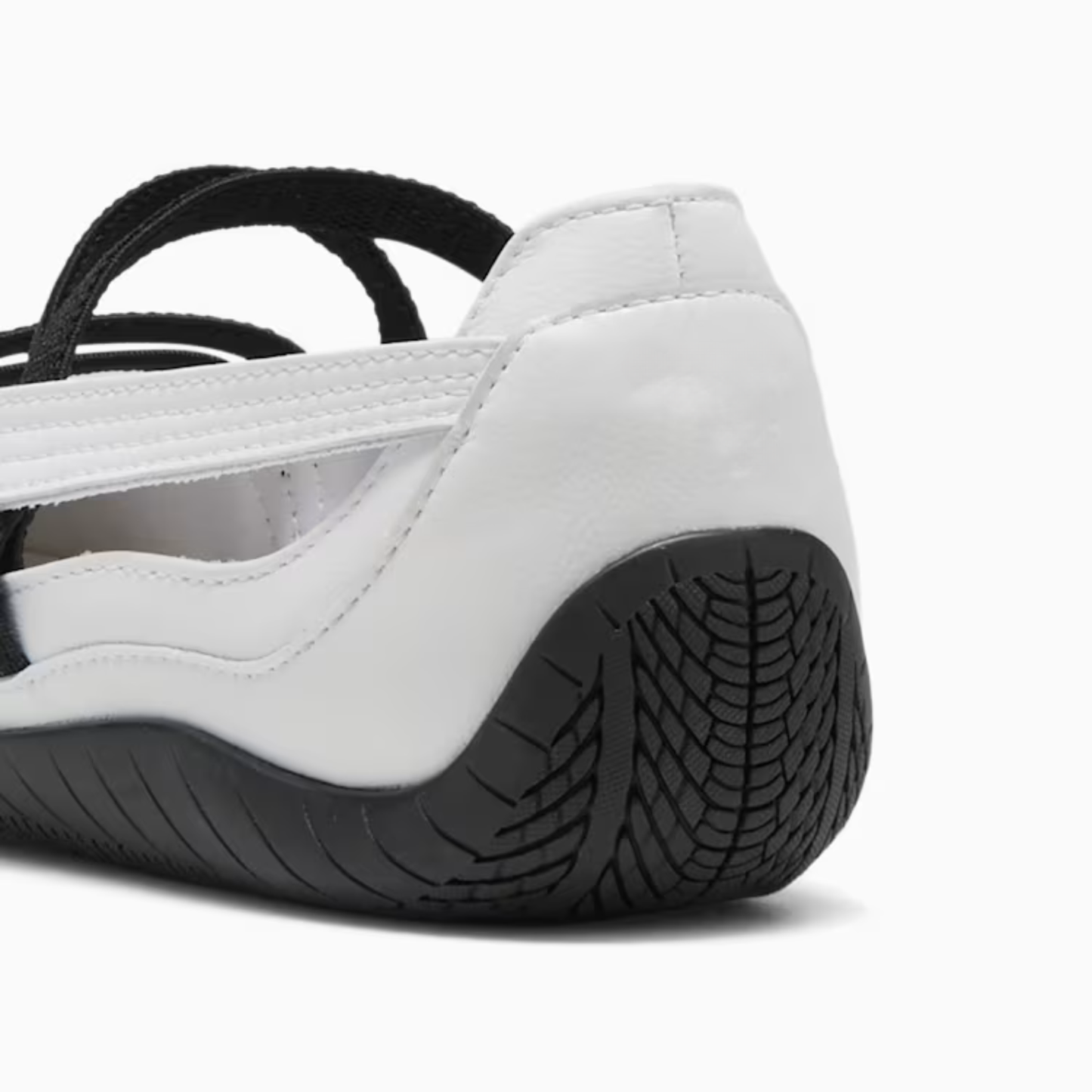 Supercat Ballet Leather Shoes Women  White Black