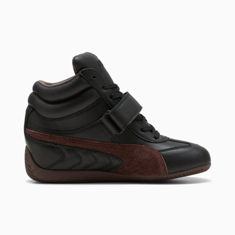 Supercat Wedge Sneakers Women  Black Chocolate Brown